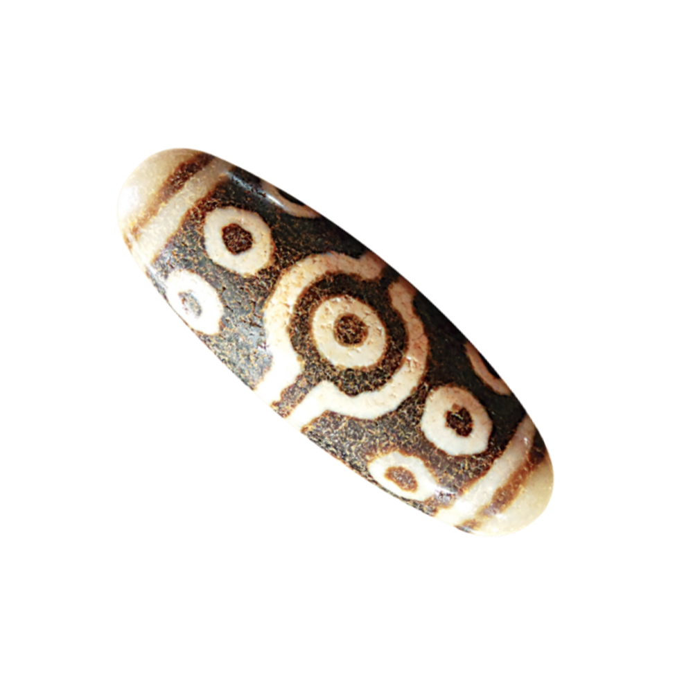 Fifteen-Eyed Dzi Bead｜Heavenly Good Fortune and Wisdom