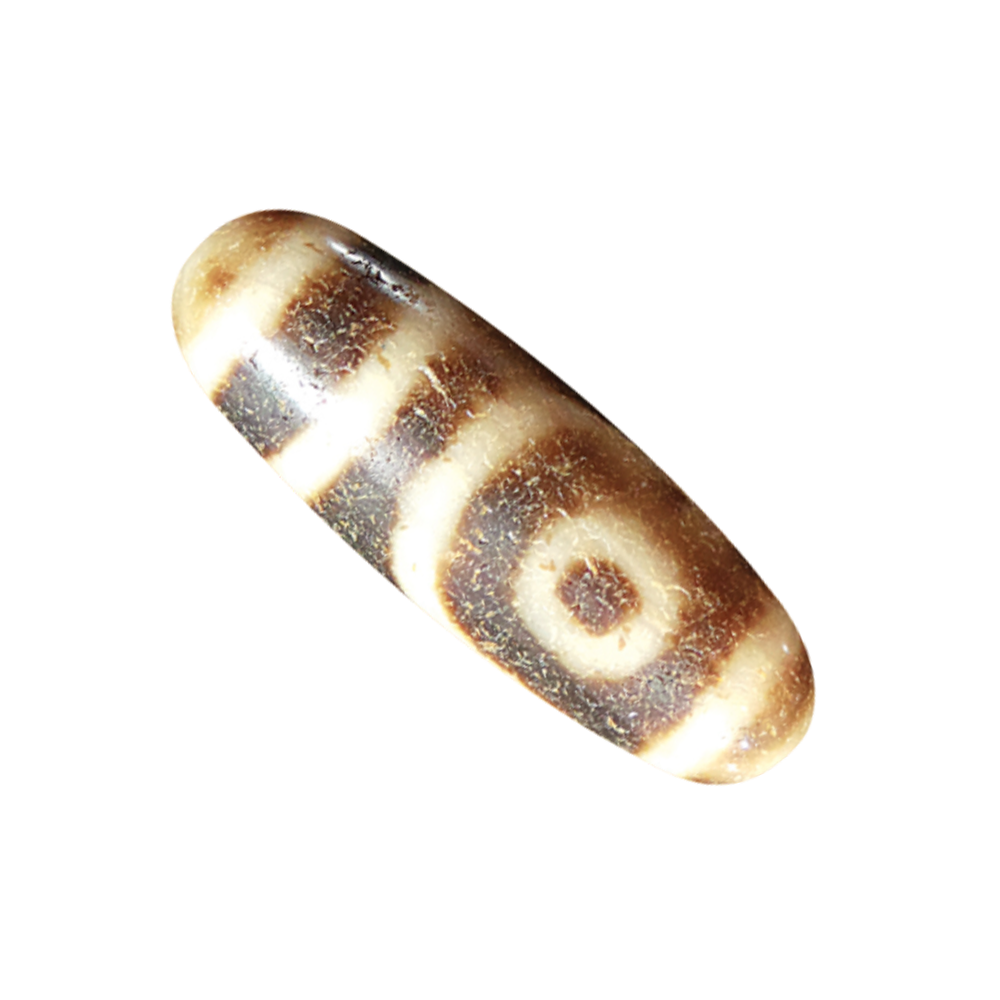 Two-Eyed Dzi Bead｜The Love Talisman