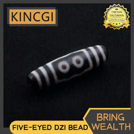 Kincgi｜Five-Eyed Dzi Bead
