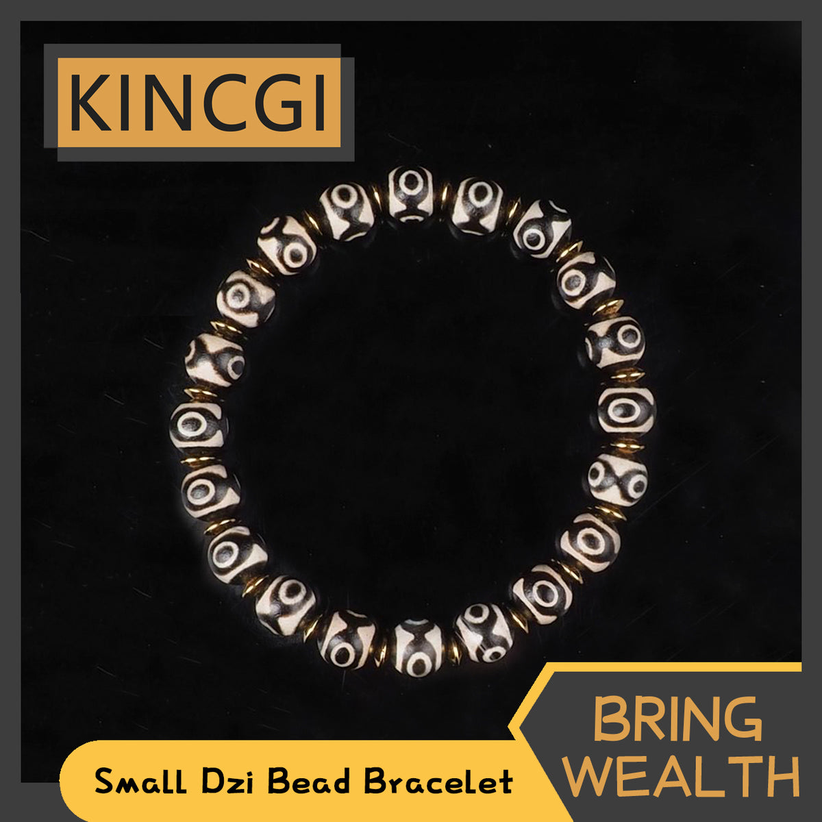 Kincgi｜Dzi Bead Bracelets