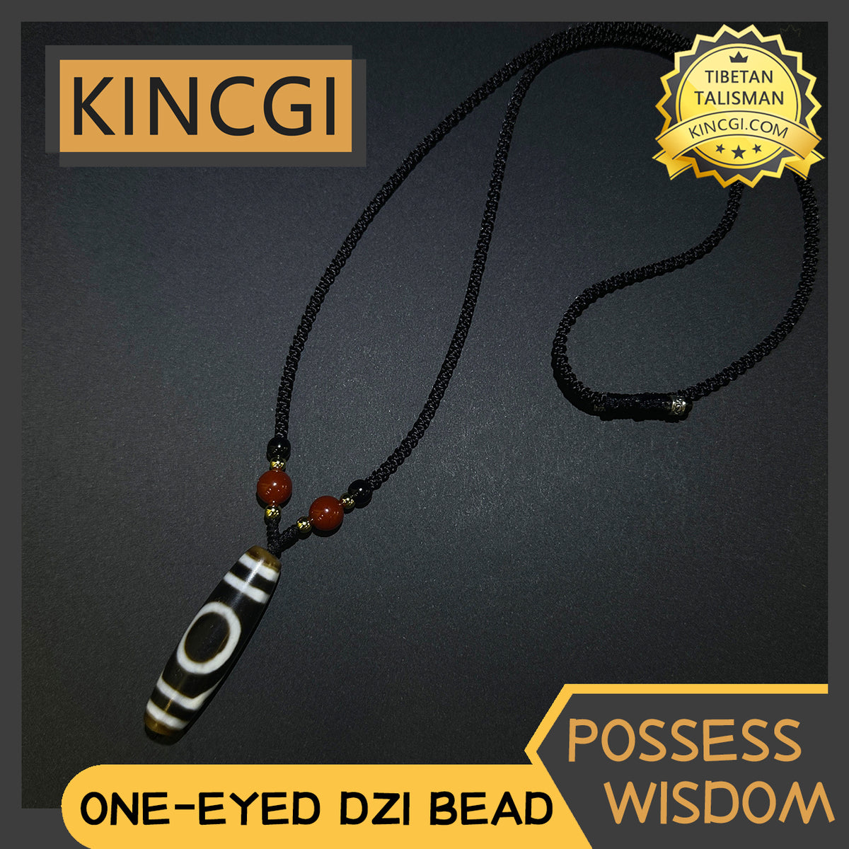 Kincgi｜One-Eyed Dzi Bead