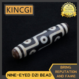 Kincgi｜Nine-Eyed Dzi Bead