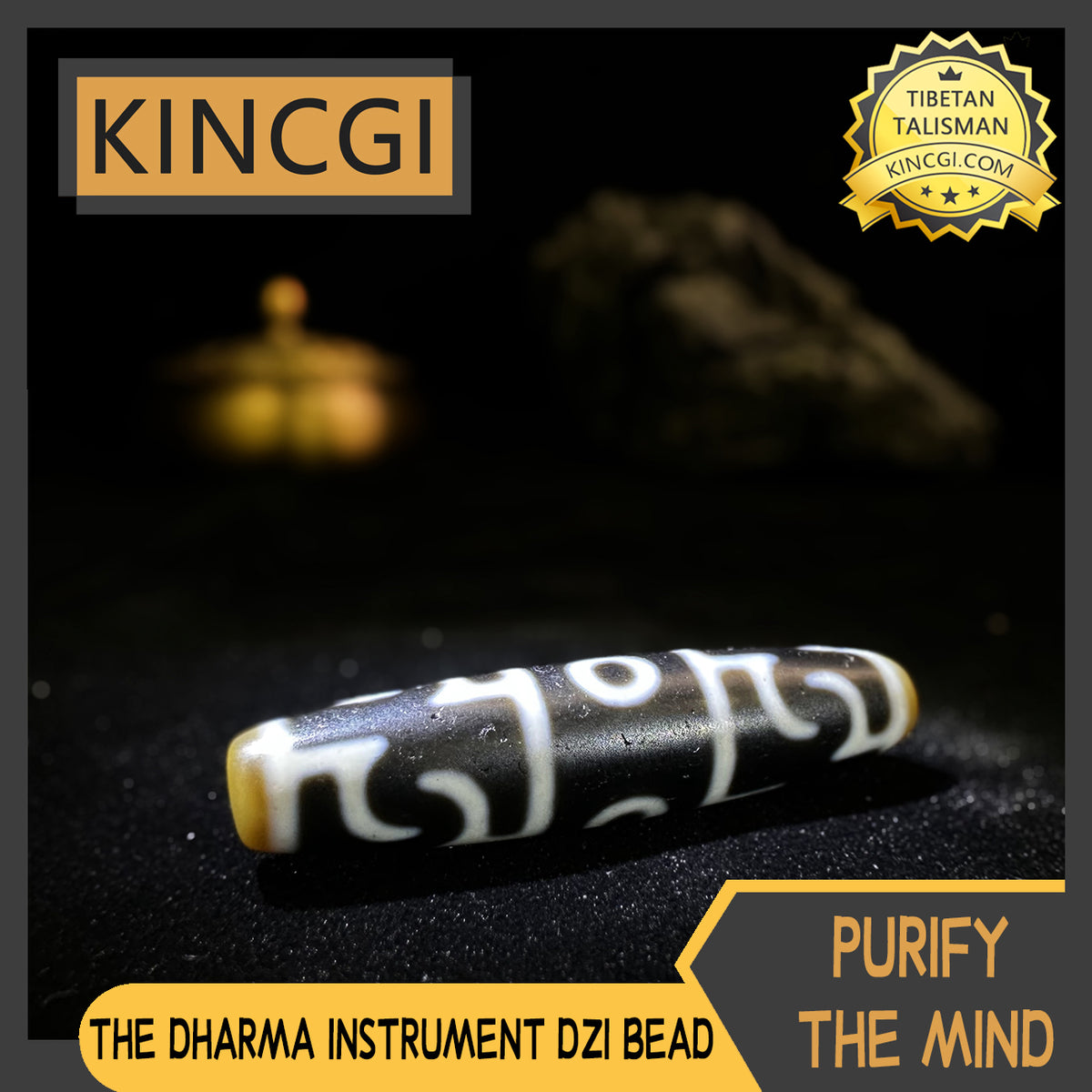 Kincgi｜The Dharma Instrument Dzi Bead